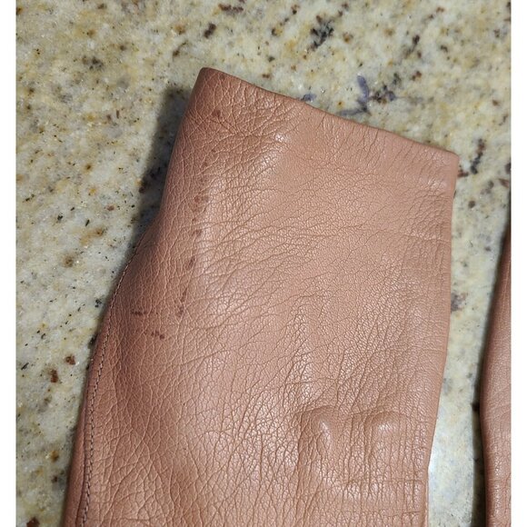 Vintage Mark Cross Gloves Women’s Size S Brown Soft Leather Button Wrist main image 14